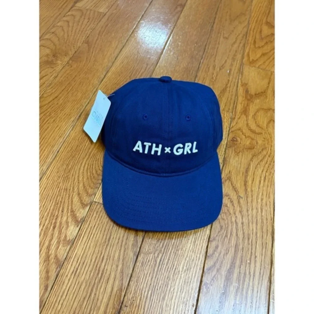 New Athleta Girl Navy Blue‎ Baseball Cap Hat ATH x GRL Kids one size fits all